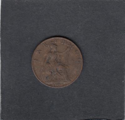 Beschrijving: 1 Farthing GEORGIUS VII 